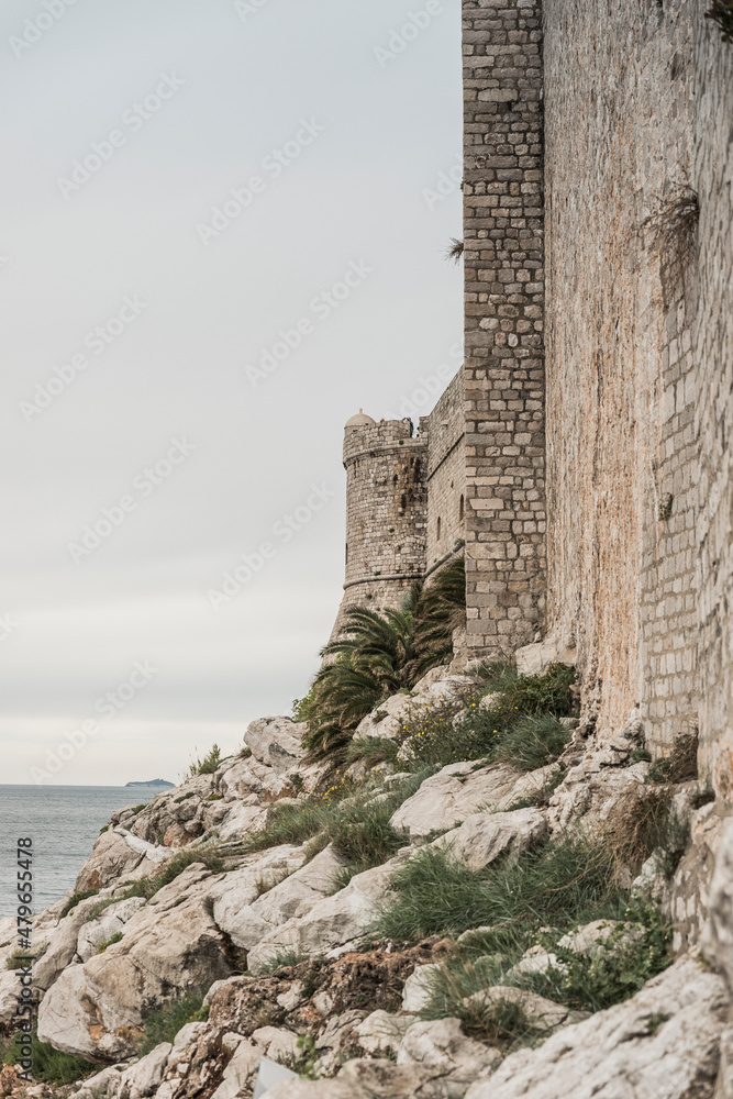 Kroatien, Dalmatien, Dubrovnik,   Stadtmauern