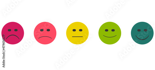face expressions.
Evaluation and rating concept.
evaluation and positive customer review, experience, satisfaction survey