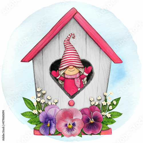 christmas wreath on a house