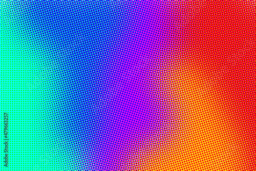Color Halftone - abstract background
