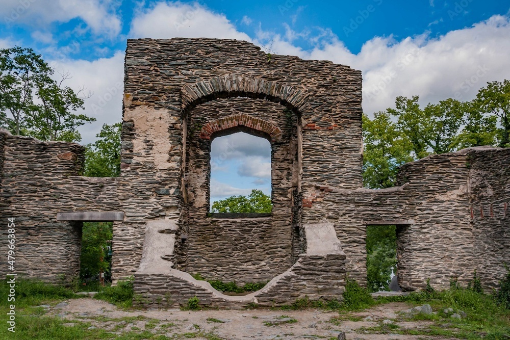 Ruins of St. Johns Episcopal Church, Harpers Ferry, West Virginia, USA