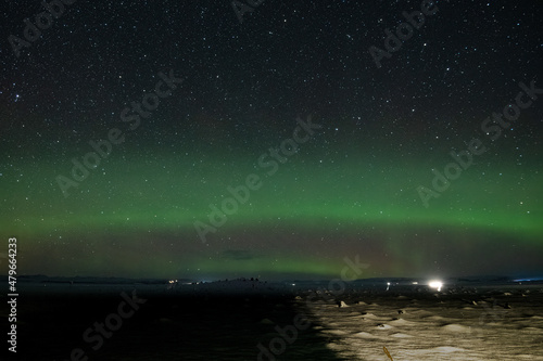 The Northern Lights Outside Vik Iceland