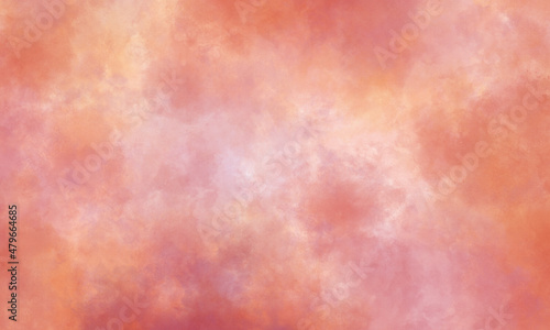 Watercolor background in pink, yellow and purple tones. Copy space, horizontal banner.  © Valeria Samoylova