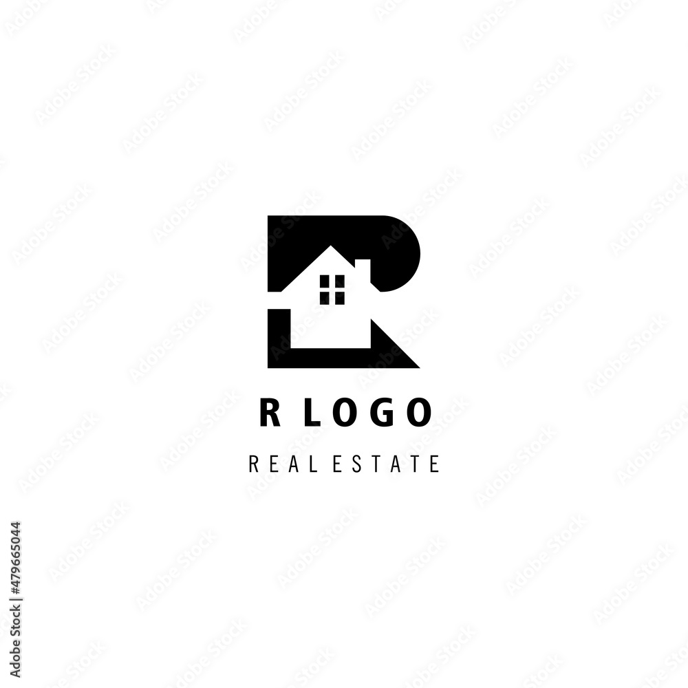 real estate logo initials R vector template design illustration real estate logo initials R vector template design illustration