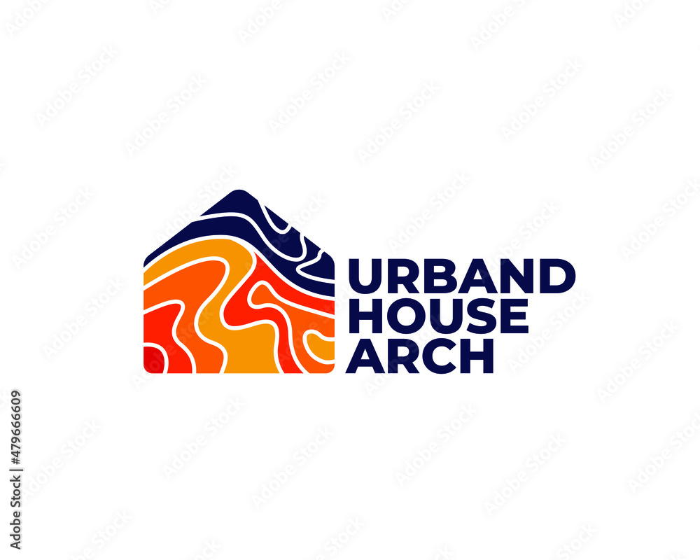 Urban House Architecture Modern Logo Concept Vector Illustration Urban House Architecture Modern Logo Concept Vector Illustration