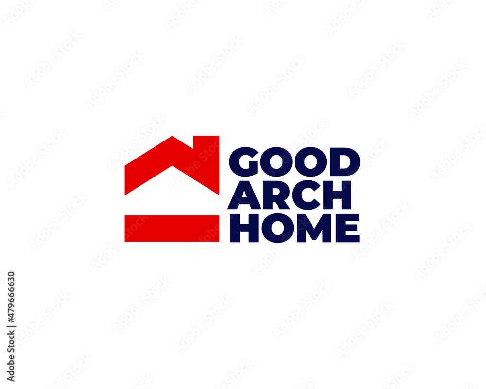 Simple and Bold House Architecture Logo Concept Vector Illustration Simple and Bold House Architecture Logo Concept Vector Illustration