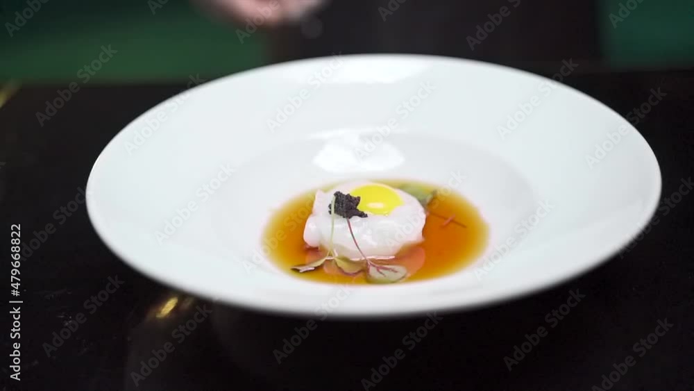 japanese shashimi food in plate