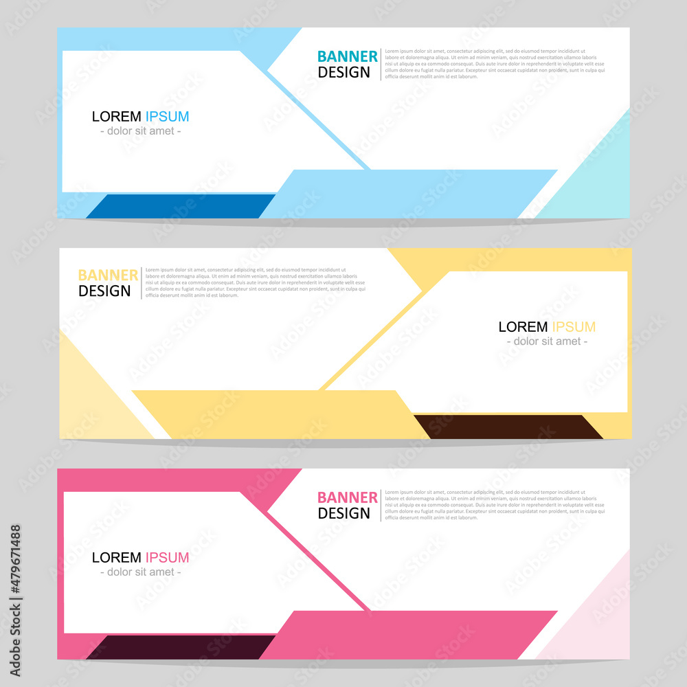 Set of abstract web banner design template. Modern creative corporate business, and horizontal advertising banner layout element template for workflow, header, label and presentation. Set of abstract web banner design template. Modern creative corporate business, and horizontal advertising banner layout element template for workflow, header, label and presentation.