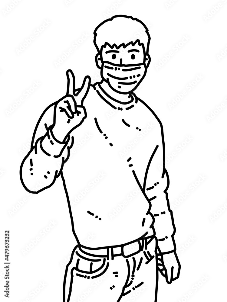 black and white of cute man cartoon for coloring black and white of cute man cartoon for coloring