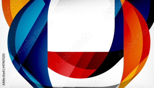 Abstract square shape with overlapping waves, minimal geometric background. Vector Illustration For Wallpaper, Banner, Background, Landing Page Free Download Abstract square shape with overlapping waves, minimal geometric background. Vector Illustration For Wallpaper, Banner, Background, Landing Page - GFXLoad