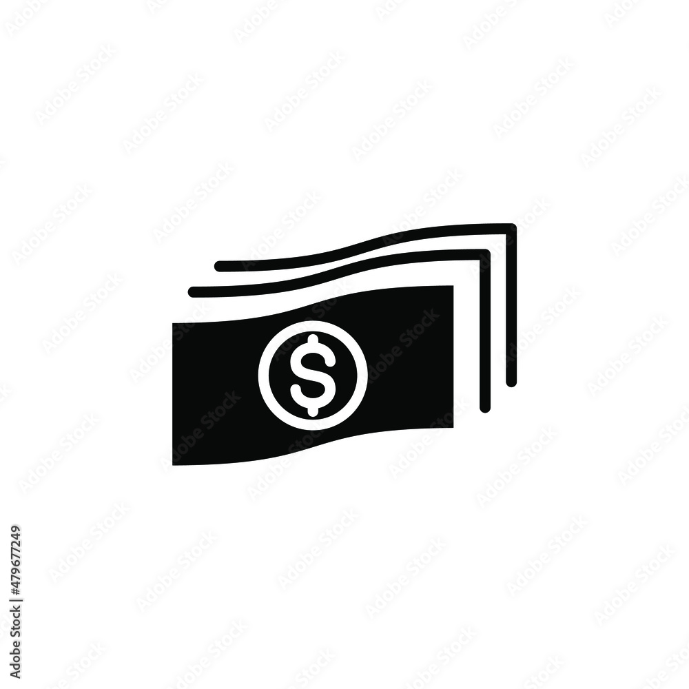 Money, Cash, Wealth, Payment Solid Icon, Vector, Illustration, Logo Template. Suitable For Many Purposes. Money, Cash, Wealth, Payment Solid Icon, Vector, Illustration, Logo Template. Suitable For Many Purposes.