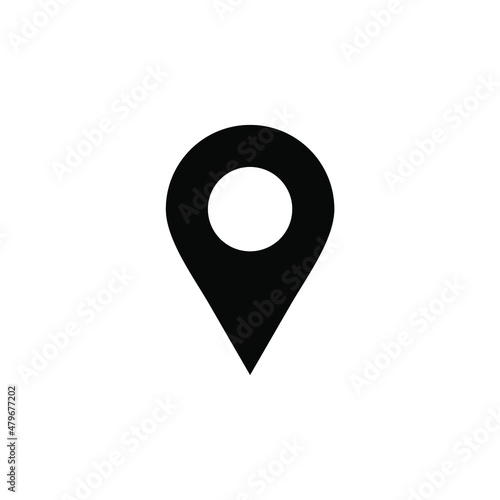 Gps, Map, Navigation, Direction Solid Icon, Vector, Illustration, Logo Template. Suitable For Many Purposes.
