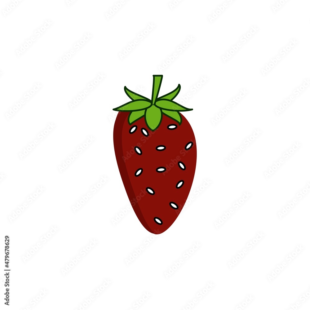 strawberry icon design vector templates strawberry icon design vector templates