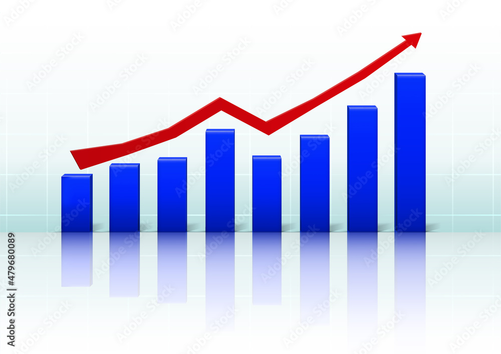 business graph and chart business graph and chart