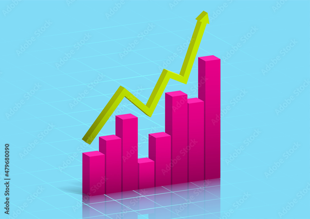 business graph and chart business graph and chart