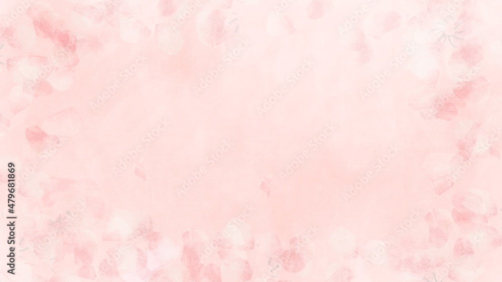 pink background with watercolor