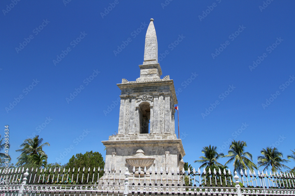 Magellan Monument of Mactan Shrine in Lapu-Lapu City, Cebu, Philippines