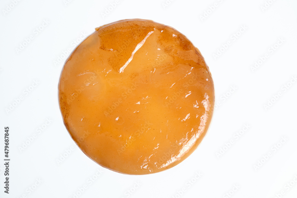 Kombucha on a white background, delicious and healthy drink, isolate top view. Kombucha on a white background, delicious and healthy drink, isolate top view.