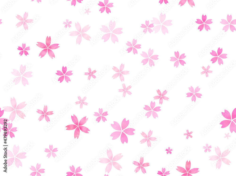  シームレス桜壁紙 