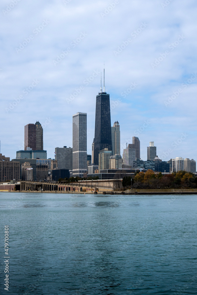 Naklejka premium city skyline