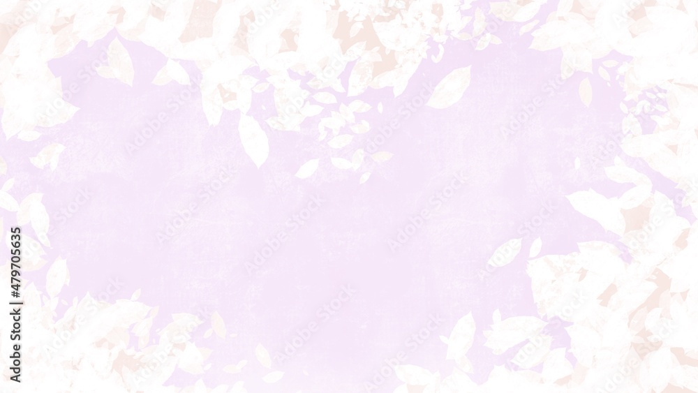 heart frame background with flowers