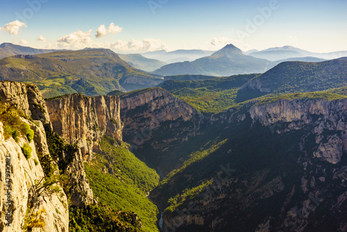 Fotografie, Obraz Mountain landscape, Verdon Gorge in France.