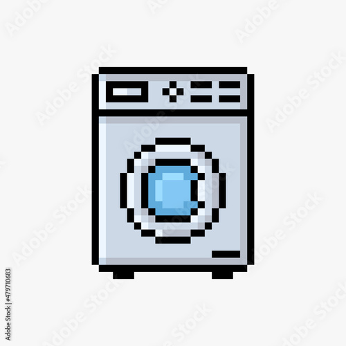 Washing machine pixel art