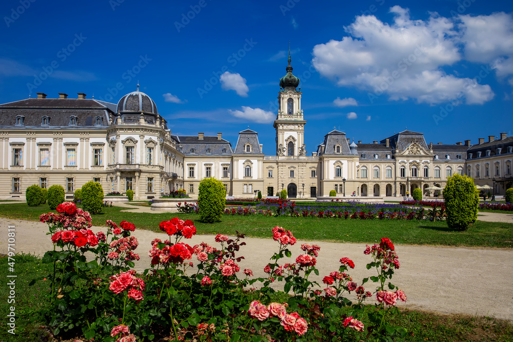 Fototapeta premium Festetics palace famous baroque palace in Keszthely, Hungary
