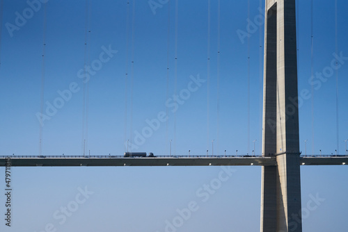the Yi Sunsin bridge in Gwangyang. 광양 이순신 대교.