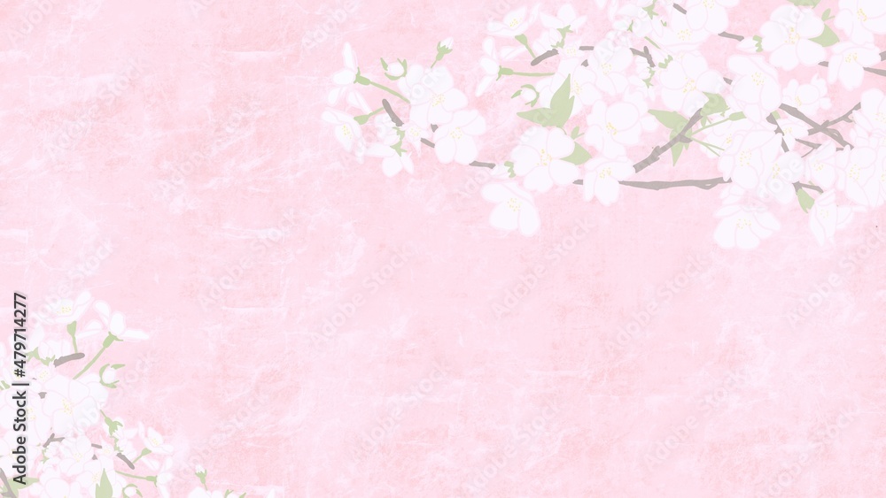 background with cherry blossom