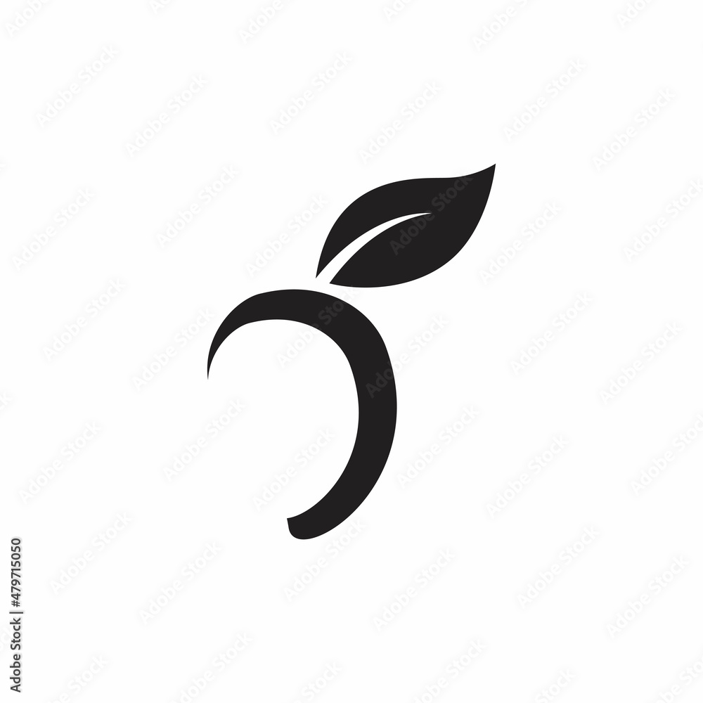 Obraz premium Mango logo template vector icon design Illustration