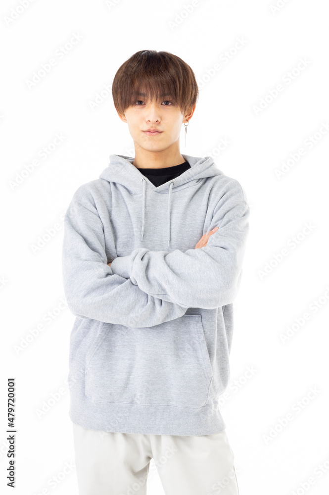 男子大学生のポートレート 男子大学生のポートレート