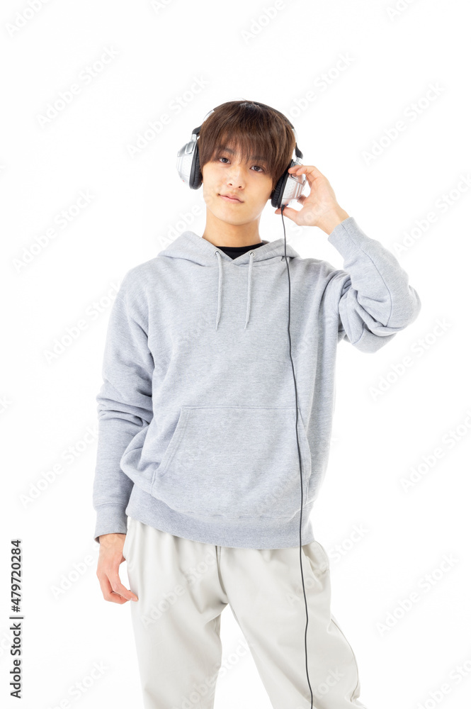 男子大学生のポートレート 男子大学生のポートレート