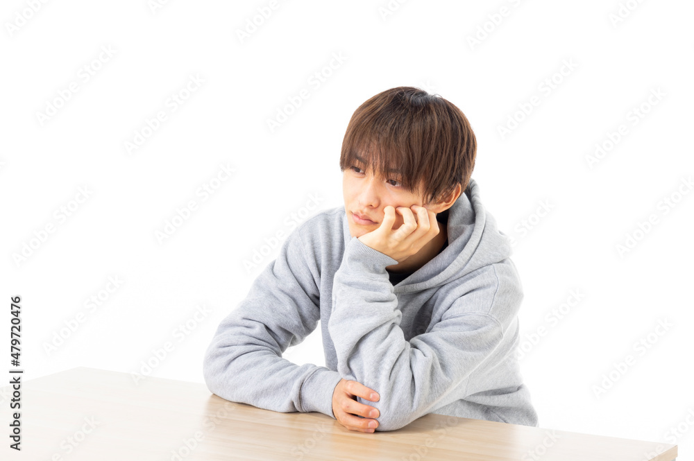 男子大学生のポートレート 男子大学生のポートレート