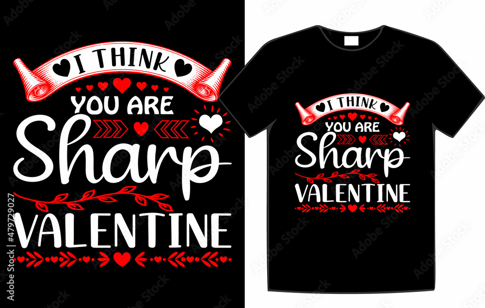 Valentine's day t-shirt design