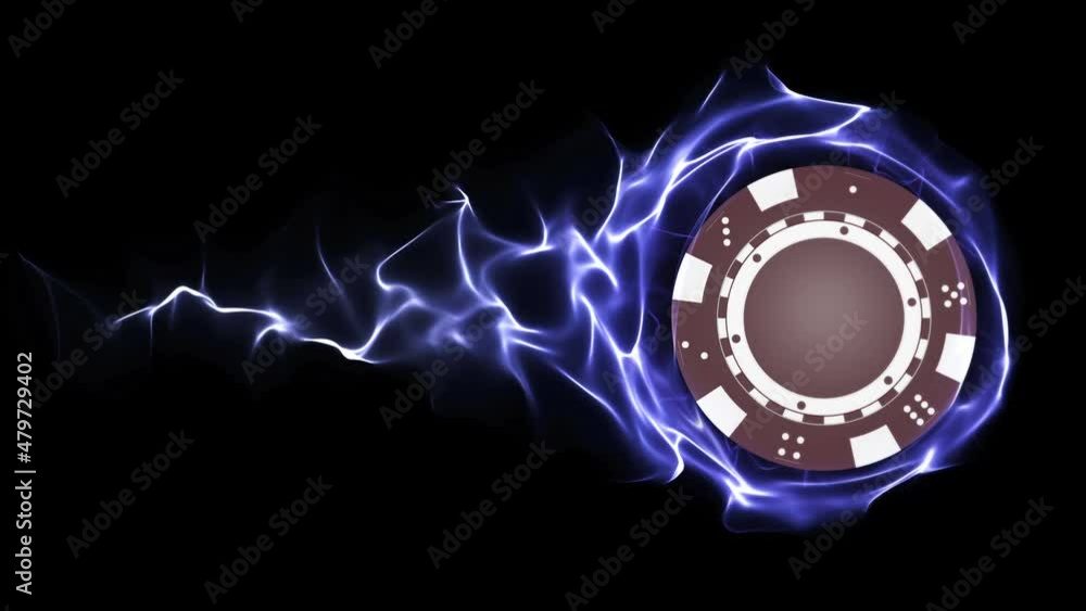 Rotating Poker Chip Animation, Loop Stock Video Adobe Stock