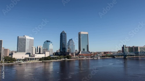 Hyperlapse of Jacksonville Florida Skyline photo