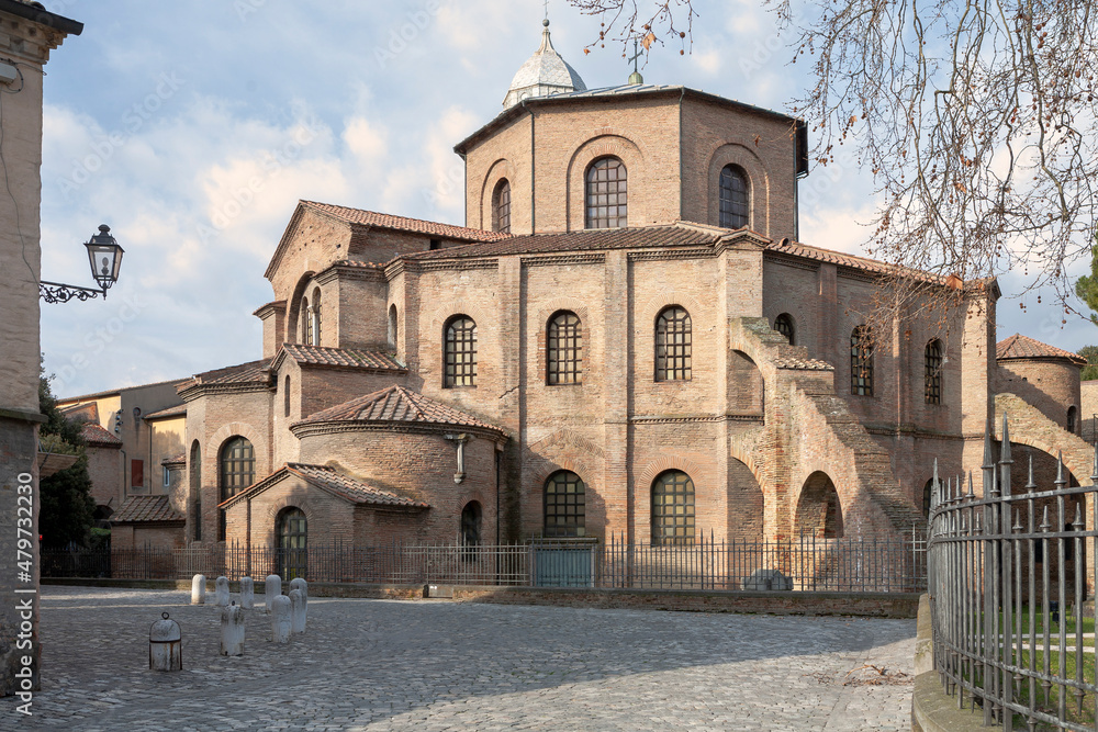 Ravenna. Esterno della Basilica di San Vitale