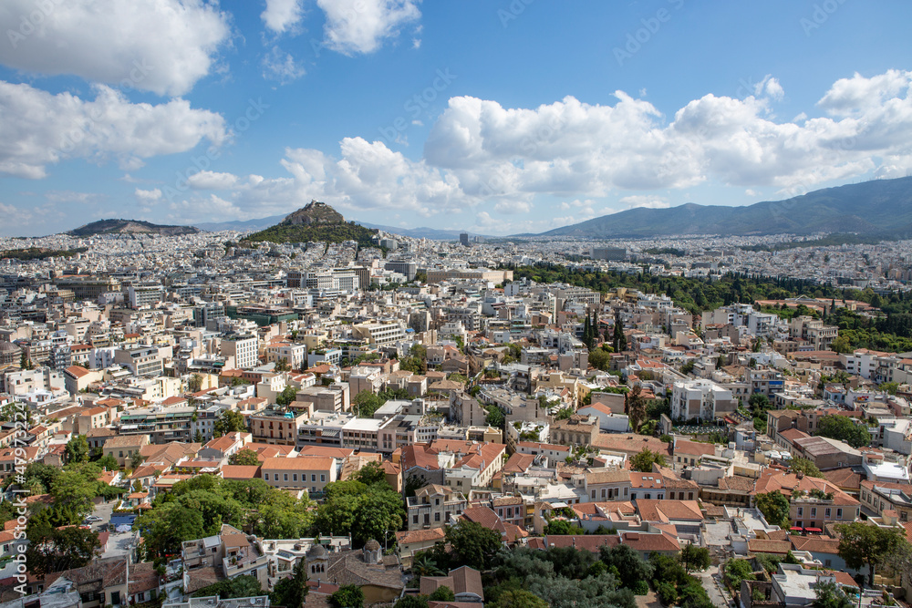 cityscape of athens