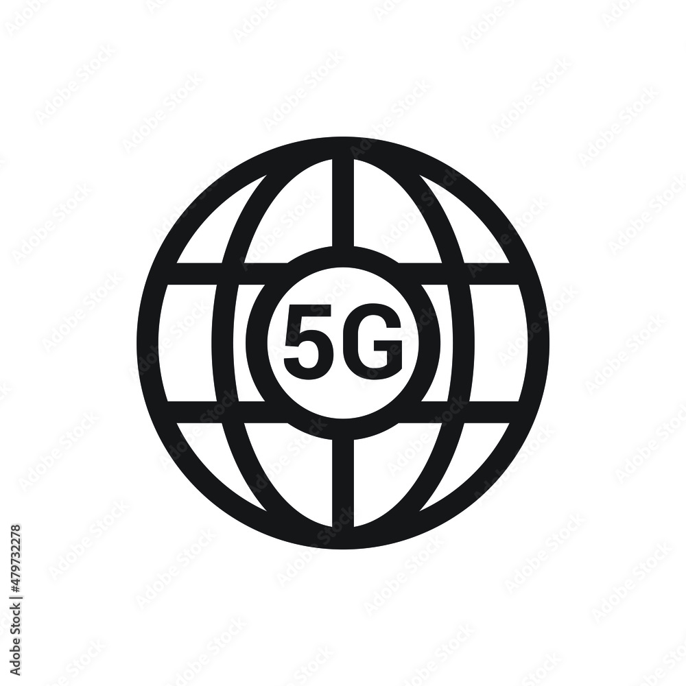 5G icon design vector illustration 5G icon design vector illustration