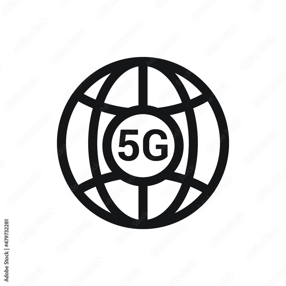 5G icon design vector illustration 5G icon design vector illustration