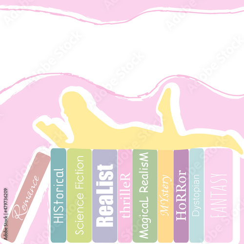 girl reading book lying down read books genres of literature library bookworm prose poetry woman