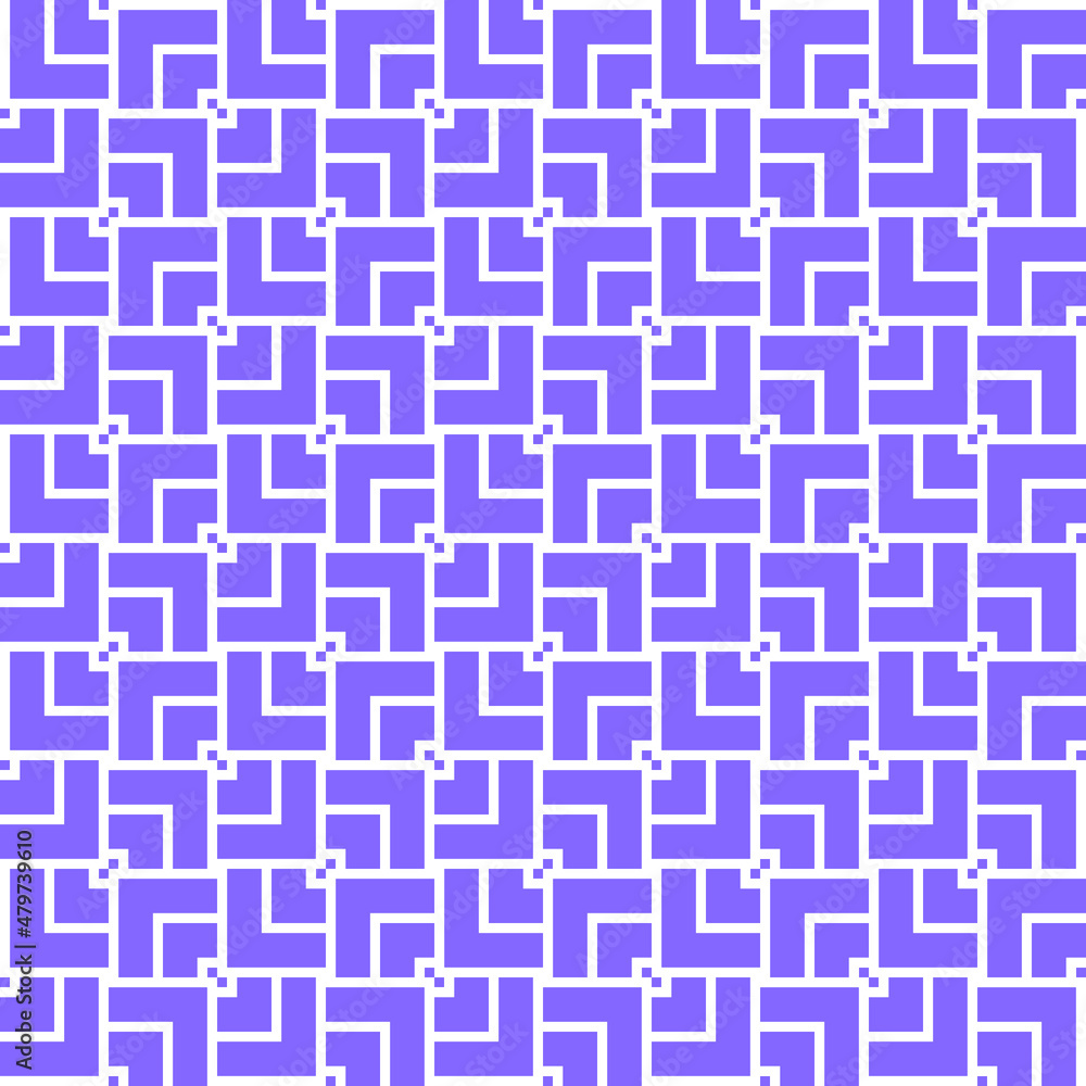 Seamless geometric pattern in purple Seamless geometric pattern in purple
