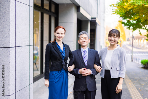 Billede på lærred 社長との良好な人間関係