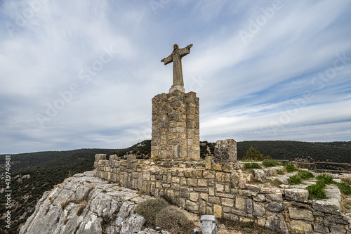 Statue of Jesus Christ at Beteta, Serrania de Cuenca. Castilla la Mancha, Spain © rudiernst