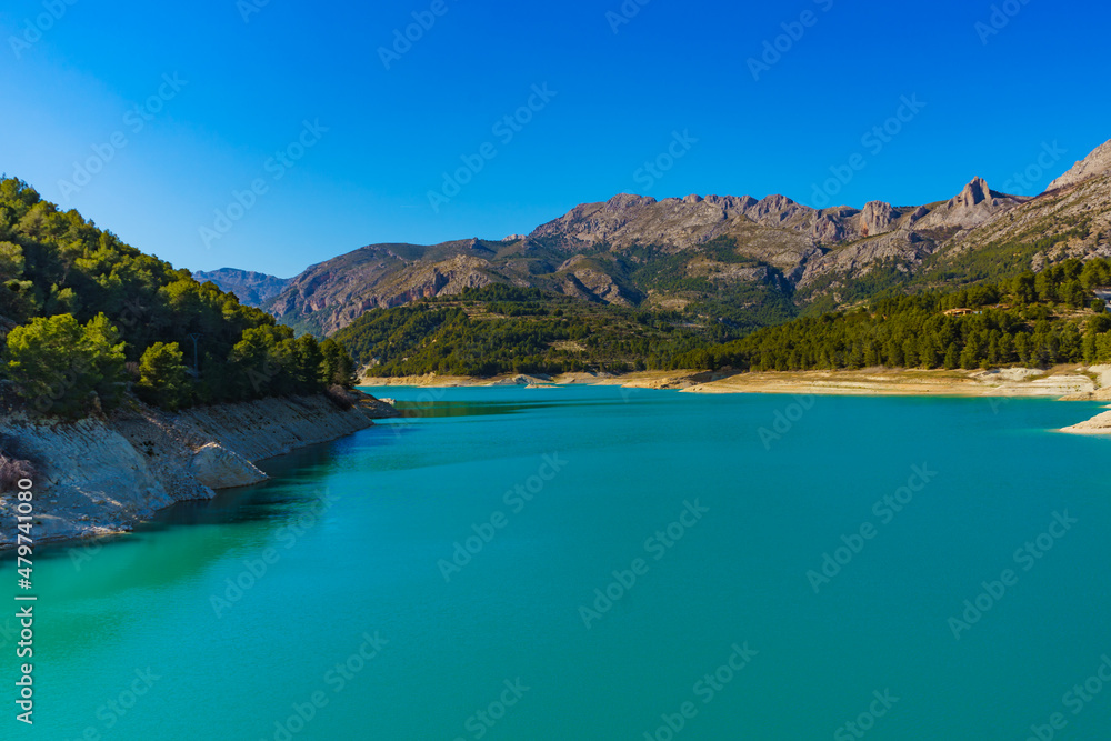 Guadalest Reservoir in Spain