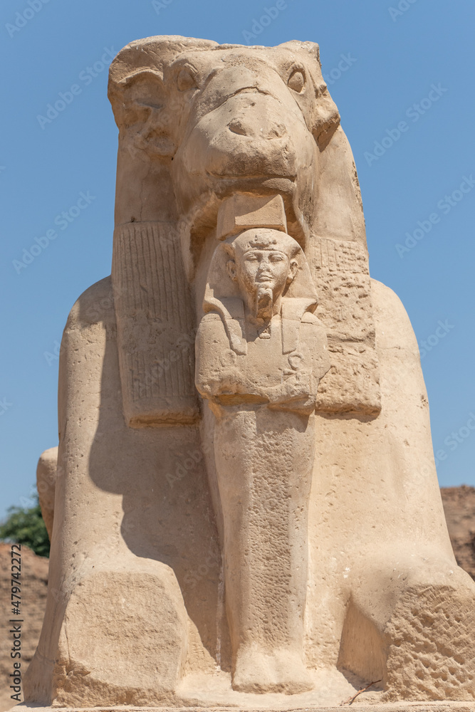 Ancient architecture of Karnak temple in Luxor, Egypt Ancient architecture of Karnak temple in Luxor, Egypt