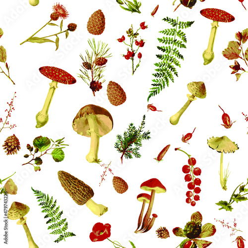 Beautiful seamless repeated vintage florals patterns free download perfect for fabrics, t-shirts packaging etc
