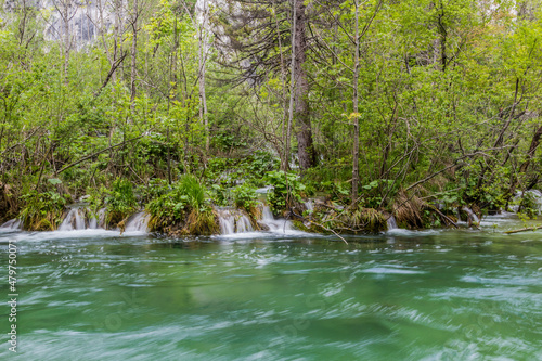 Milke Trnine waterfall Plitvice Lakes National Park, Croatia