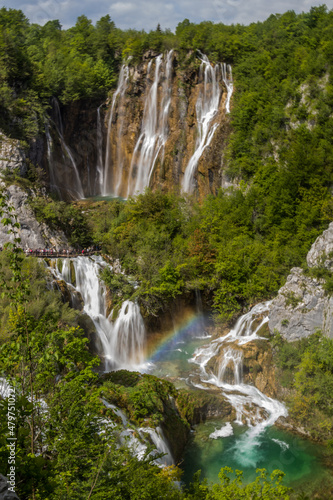 Veliki slap waterfall in Plitvice Lakes National Park, Croatia